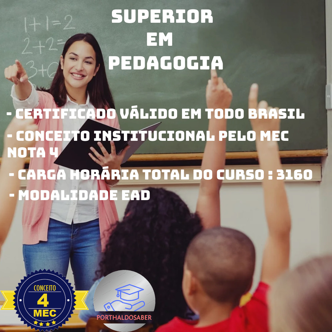 superior em pedagogia