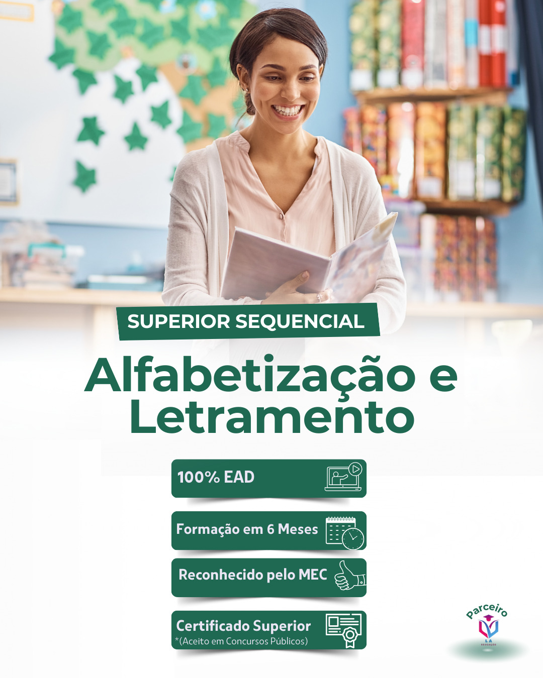 Alfabetização e Letramento - Com Logo